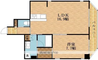 B−PROUD天満橋【9階】の間取り