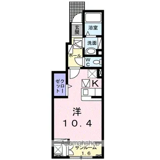 クレストⅠ【1階】の間取り