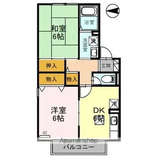 アルメリア【1階】の間取り