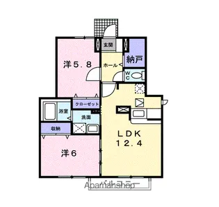 アーバンコートⅡ・A【1階】の間取り