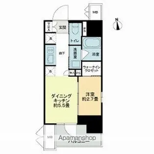 ザ・ライオンズフォーシア鶴見【7階】の間取り