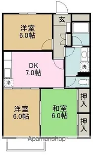 桜ホームズ【202号室】の間取り