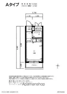 プチメゾン室見【605号室】の間取り