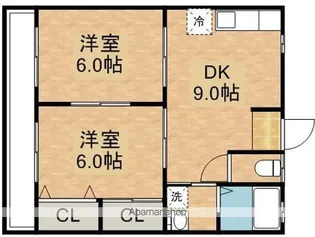 ホットハウス【2階】の間取り