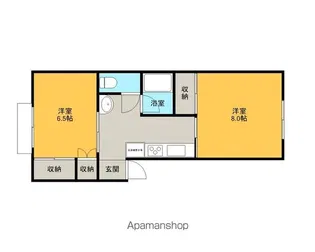 メゾンド菅原【2階】の間取り