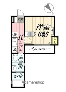 埼玉県越谷市レイクタウン1丁目【アパート】の間取り