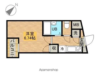 パレ・ホームズ西高島平【3階】の間取り