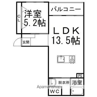 ACE【3階】の間取り