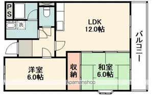 パークヒルハイツ【201号室】の間取り