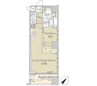 クレール日本橋【11階】の間取り