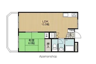 コンドミニアムハイランド【106号室】の間取り