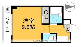 ロイヤル・レジデンス秦【4階】の間取り