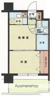 エステートモア大手門【4階】の間取り