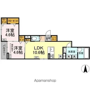 Urbana【3階】の間取り