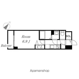 プレサンス東別院駅前Ⅱ【10階】の間取り