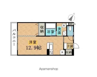 グリーンピア白岡【203号室】の間取り