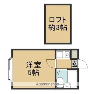 プリメイラ台原【106号室】の間取り