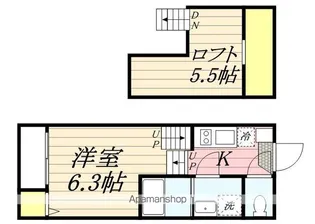 RAISE箱崎【2階】の間取り