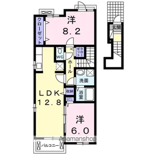 コローネ Ⅱ【2階】の間取り