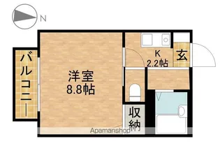 グリーンルーフC【1階】の間取り