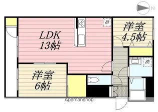 千葉県松戸市新松戸3丁目【マンション】の間取り