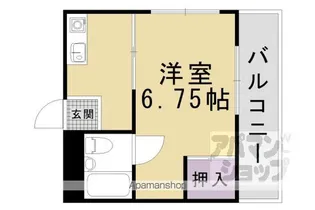 H1フラットマンション【301号室】の間取り