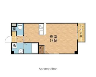 パーラム守口【5階】の間取り