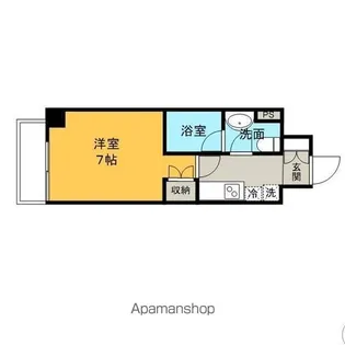 フローライト徳川【4階】の間取り