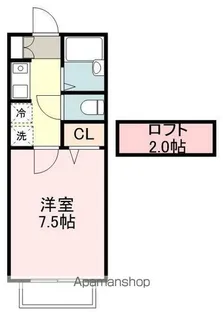 ドミールSUZUKI【1階】の間取り