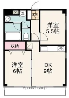 オラシオン馬渕【102号室】の間取り