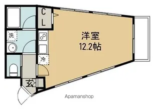 POTTERIE【4階】の間取り