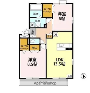 ラフィーネ・フォーレ A【3階】の間取り