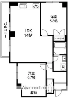 アネックス1010【201号室】の間取り