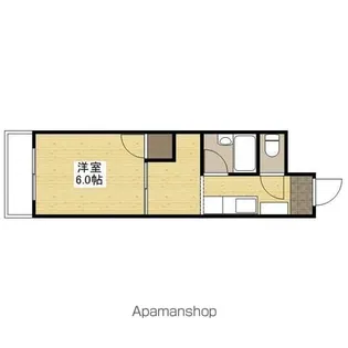 小浜レジデンス【206号室】の間取り
