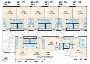 SHANTI CASA四谷若葉(シャンティーカーサ)【1階】の間取り
