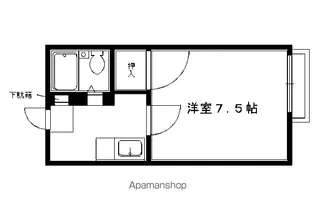 吉田ハウス【202号室】の間取り