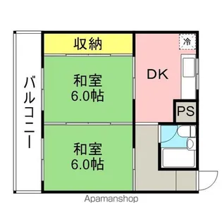 第4ファイブビル【2階】の間取り