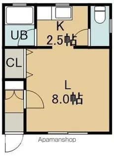 1Kの間取り画像