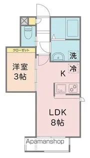 グランフォレット【2階】の間取り