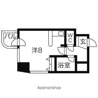 レクセル札幌平岸【503号室】の間取り