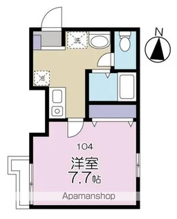 ロンバード柏木【1階】の間取り