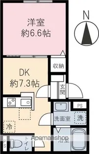 REVE YAYOI【2階】の間取り