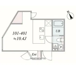 TRIAS132【301号室】の間取り