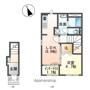 ルリエ【2階】の間取り