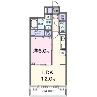 ヒカルサ熊谷久下ウエスト【2階】の間取り