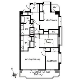 LEO拾八番館【5階】の間取り