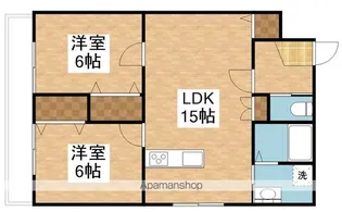 クラシック牡丹山【1階】の間取り