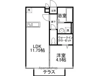 アルティプラーノ【2階】の間取り