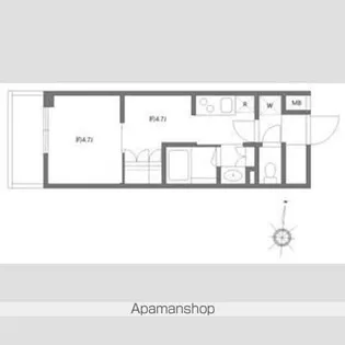 グランパセオ清澄白河Ⅱ【9階】の間取り