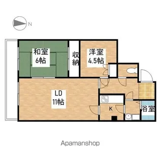 グランセーブル高岳【4階】の間取り
